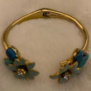 kate spade turquoise flowered bracelet